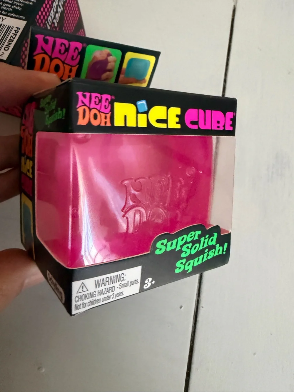 Authentic Needohs! Pink Fuzz Ball & Nice Cube Set